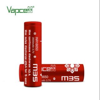 Vapcell M35 INR18650 3500mAh 3.7V ของแท้ 2 ก้อนแถมกระเป๋าใส่ถ่าน