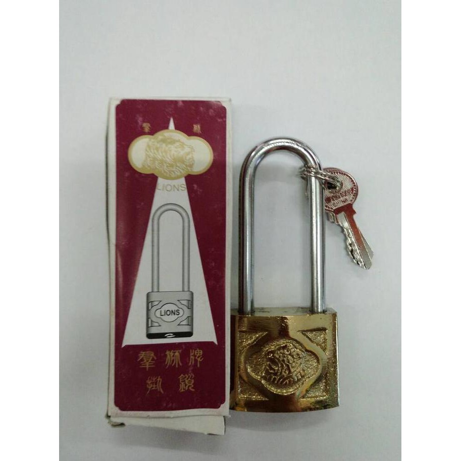 กุญแจสลักคุณภาพ Hq แบบคอยาว 60 มม.