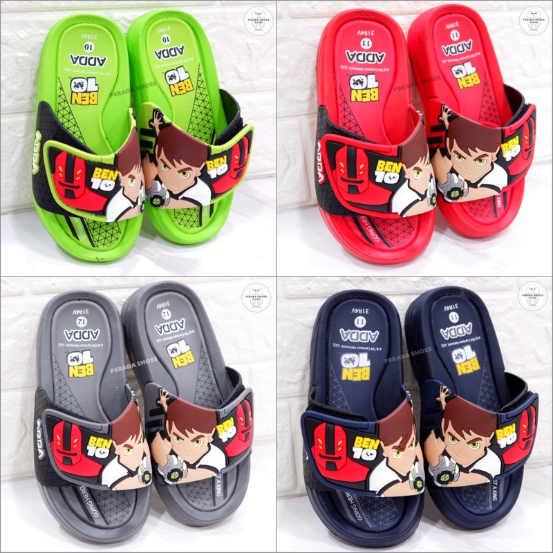 Sale พร้อมส่ง รองเท้าแตะเด็ก  ADDA  ลายเบ็นเท็น รุ่น ฟ