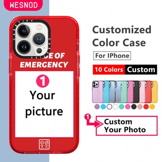 [รูปถ่ายที่กําหนดเอง] เคสโทรศัพท์มือถือ Tpu ใส แบบนิ่ม กันกระแทก สีแดง สําหรับ Iphone 11 Pro Xs Max 7 8 Plus 12 Mini X Xr 13 Caseยี่ห้อtifyใสขอบเรียบโทรศัพท์มือถือฝาปิด