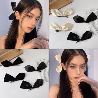 2 Pcs Korean Fashion Three-dimensional Bow Hairpin Bangs Hairpin