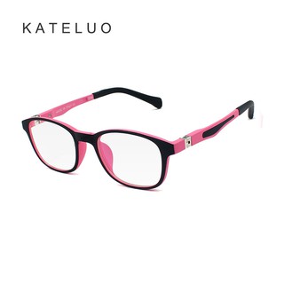 KATELUO เด็กป้องกันเลเซอร์เลเซอร์สีฟ้าแว่นตาความเมื่อยล้าเด็กแว่นตากรอบ F1022