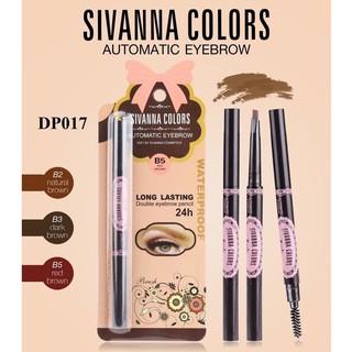 Sivanna Colors Automatic Eyebrow [DP017] ดินสอเขียนคิ้ว พร้อมแปรงปัดขนคิ้วให้เรียงตัวสวยงาม