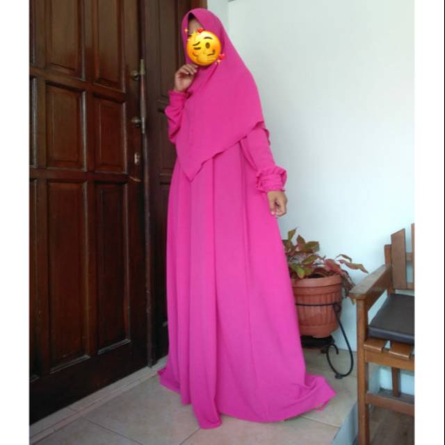 [3NCORE] ชุด Khimar BUBBLEPOP GAMIS