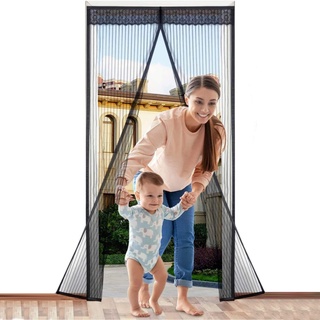 #1911 ม่านกันยุงสำเร็จรูป ม่านกันยุงติดประตู ขนาด 100x210 ซม. Mosquito Door Net