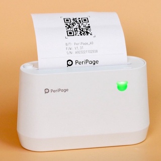 PeriPage A9แถมฟรีสติ๊กเกอร3ม้วน ใช้ง่าย ปริ๊นสีขาวดำ