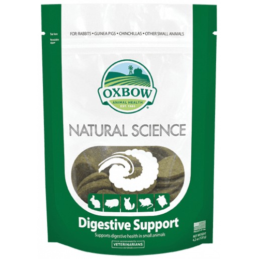 Oxbow Digestive Support 120 กรัม เสริมสุขภาพของระบบทางเดินอาหาร อาหารสำหรับสัตว์เลี้ยงขนาดเล็ก