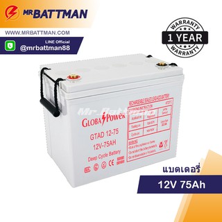 GLOBAL POWER 12V75AH Deep Cycle