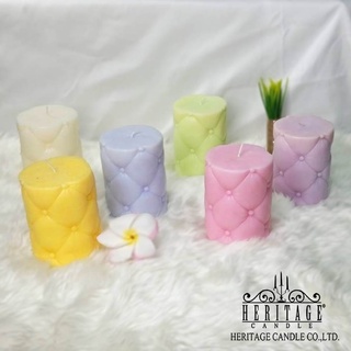 เทียนหอม Scendle Candle เทียนหอมน่ารัก เทียนหอมสีพาสเทล ขนาด 7.5 x 10 CM.