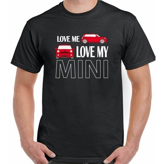 เสื้อยืดคอกลมเสื้อยืด พิมพ์ลาย love me love my mens Clubman Roadster Cooper John AD5N สําหรับผู้ชายS-5XL