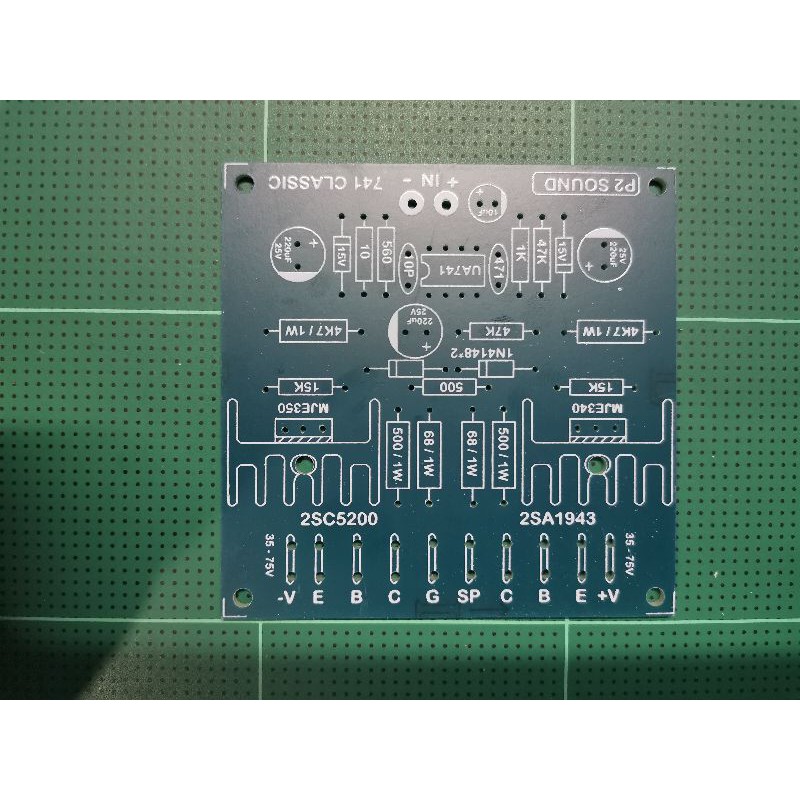 741 บอร์ดไดร์741ไฟสูง35-75Vdc แผ่นPCBเปล่า741 แผ่นเปล่าลงอุปกรณ์ใช้งานได้เลย