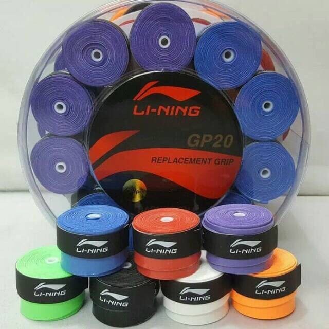 ด้ามจับไม้แบดมินตัน Li-Ning GP20- GP 20 Overgrip ยางกลม