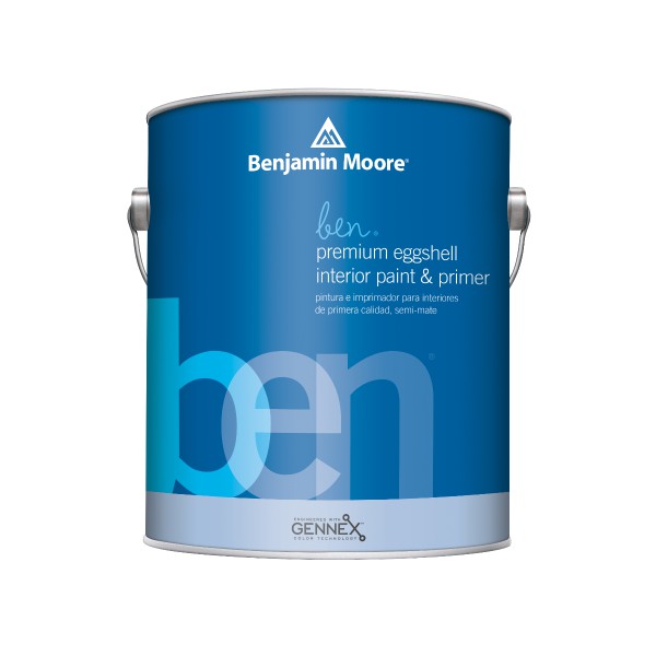 สีทาบ้าน สีทาภายใน สีทาผนัง สีทาห้อง รุ่น ben Interior Eggshell (W626) เบนจามินมอร์ Benjamin Moore