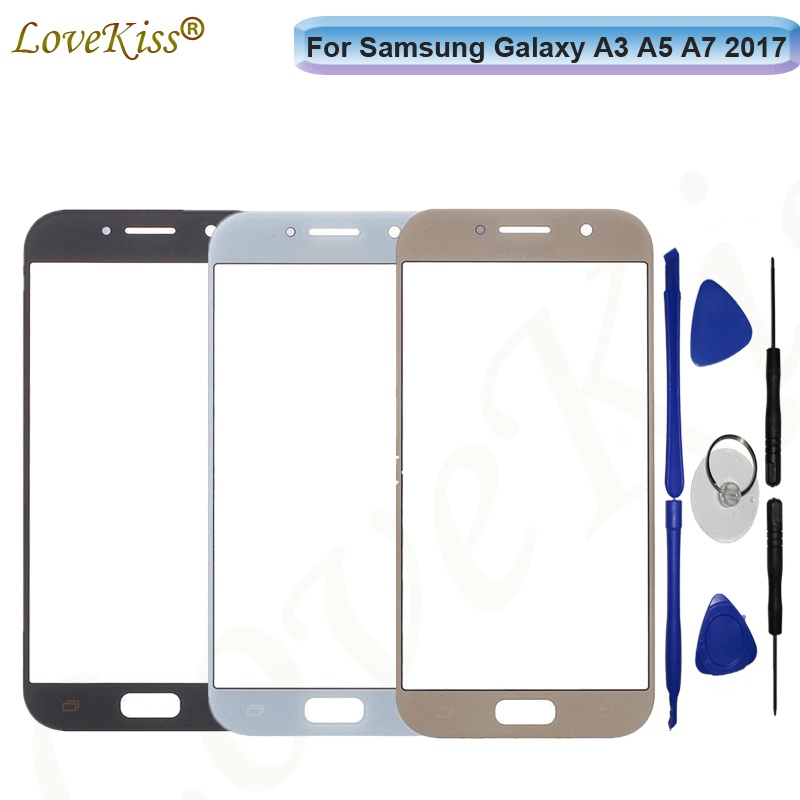 อะไหล่หน้าจอสัมผัส LCD ดิจิไทเซอร์ TP สําหรับ Samsung Galaxy A3 A5 A7 2017 A320 A520 A720