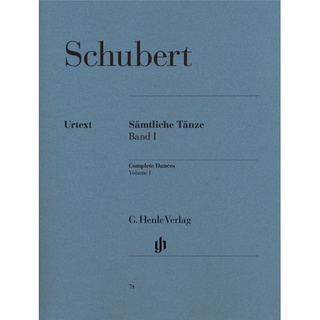 SCHUBERT Complete Dances, Volume I (HN74)