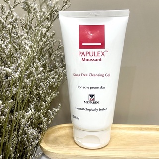 Papulex Moussant Soap Free Cleansing Gel 150 mL สำหรับคนเป็น สิว ผิวมัน ผิวแพ้ง่าย