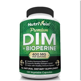 Dim 400mg – 120 Capsules - Supports Acne Treatment for Men &amp; Women by Nutrivein