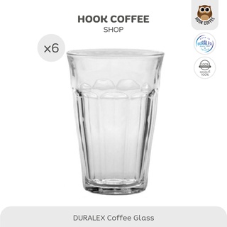 DURALEX Picardie Clear Glass 50 cl 17 5/8oz (500 ml) - แก้วน้ำ/กาแฟ (ชุด 6 ใบ)