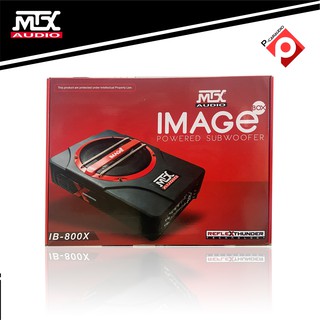 SALE ซับบ๊อก เบสบ๊อก MTX Sub Box IB-800X วางใต้เบาะ รถยนต์ 8นิ้ว มีแอมป์ในตัว รุ่นใหม่2021เพาเวอร์แอมป์ RMS Power : 180W