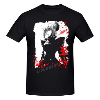 ผ้าฝ้ายคอกลมเสื้อยืด ผ้าฝ้าย พิมพ์ลายกราฟฟิค Fate Stay Night Saber Game Altria Pendragon Fate - Saber สําหรับผู้ชายfrom