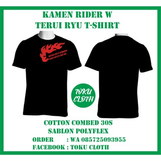 เสื้อยืด พิมพ์ลาย Kamen Rider W Accel Ryu Terui สําหรับผู้ชายSize S-5XL