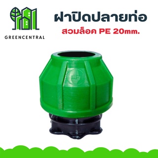 ฝาปิดปลายท่อสวมล็อคPE 20mm. - Greencentral