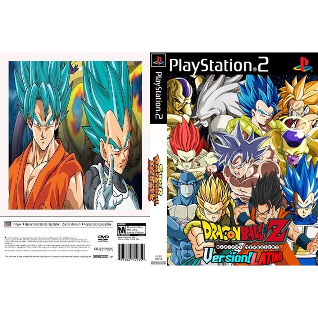 แผ่นเกมส์ PS2 DRAGON BALL Z BUDOKAI TENKAICHI 3 VERSION LATINO MODS DBS HEROES AF 2020   คุณภาพ ส่งไ