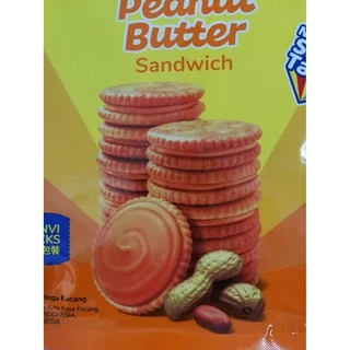 บิสกิตเนยถั่ว ห่อใหญ่ 360g Julie's peanut butter biscuit ขนมไส้เนยถั่ว คุกกี้ ถั่ว แพ็กเกตใหม่ รสชาติเดิม