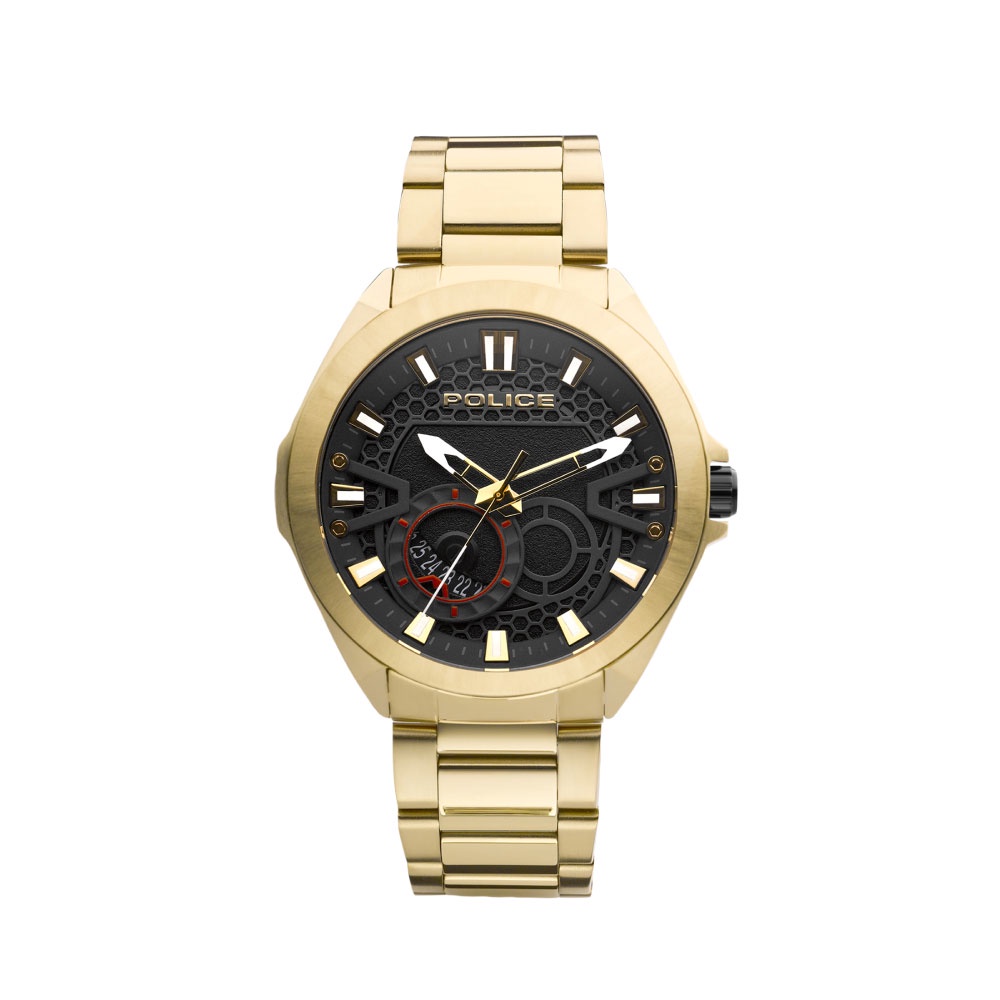(ของแท้ประกันช้อป) POLICE นาฬิกาข้อมือผู้ชาย Multifunction RANGER watch รุ่น PEWJH2110302 สีทอง นาฬิกาข้อมือ