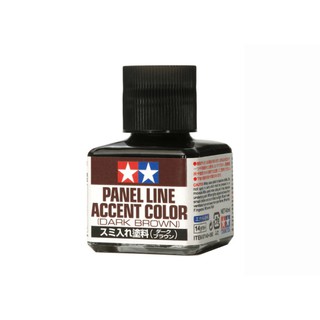 น้ำยาตัดเส้น Tamiya TA87140 Panel Line Accent Color - Dark Brown 40ml