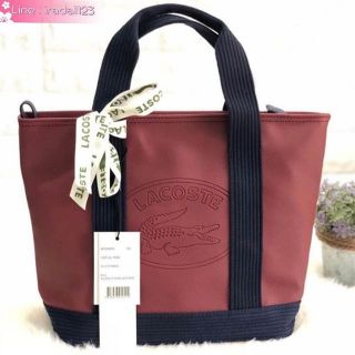 LACOSTE PVC PU SHOPPING BAG ของแท้ ราคาถูก