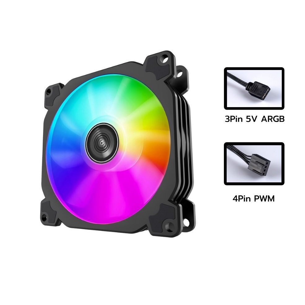 (ขนาด9.2CM ) พัดลมJonsbo FR 925 ARGB 5V / FR 925 Color