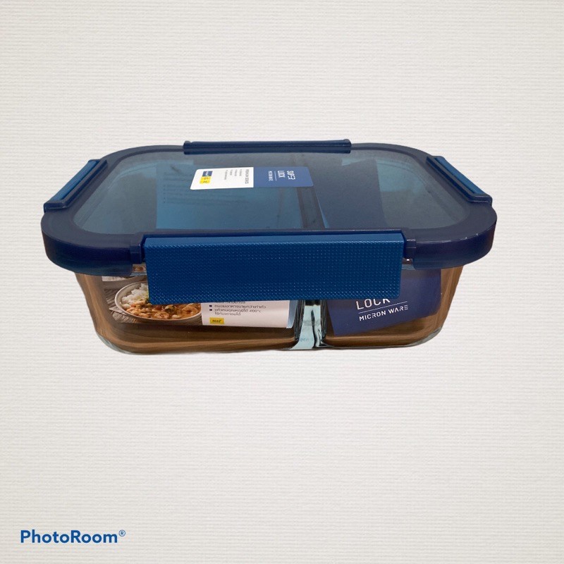 Superlock Glass กล่องแก้วถนอมอาหาร มีช่องแบ่ง 2 ช่อง   รุ่น 6226  BPA Free 980มิลลิลิตร