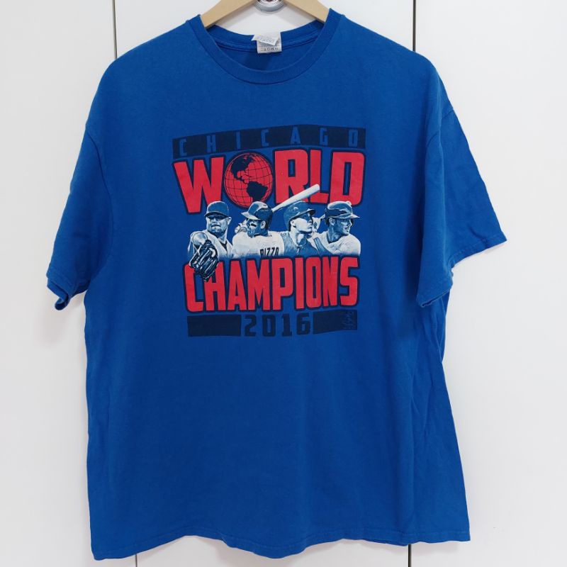 เสื้อยืด DELTA PRO WEIGHT CHICACO WORLD CHAMPIONS 2016 size XL(LV1)