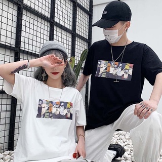 Naruto Shippuden แฟชั่นคอกลมแขนสั้นผู้ชายเสื้อยืด Hotใส่สบายๆ