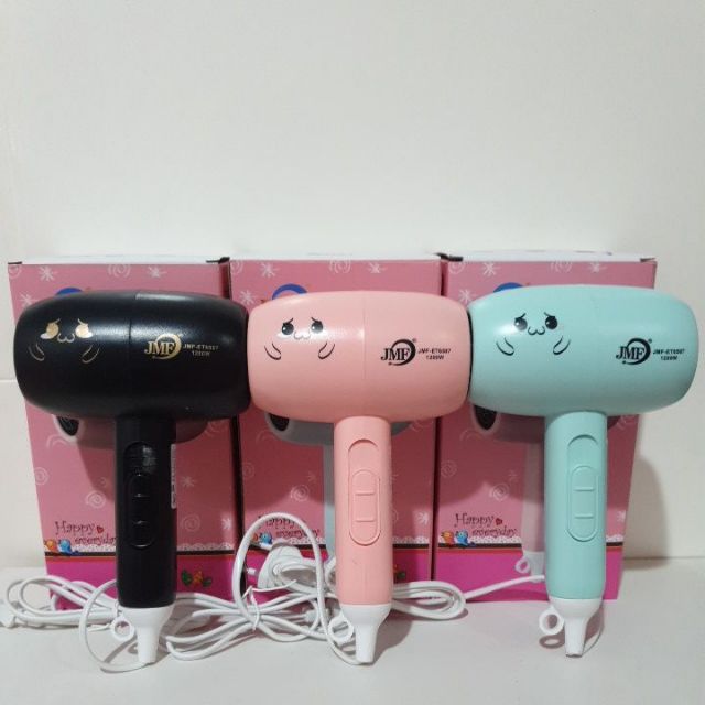 ไดร์เป่าผม รุ่นJMF-ET6507 ไดร์เป่าผมพกพา ไดร์น่ารัก