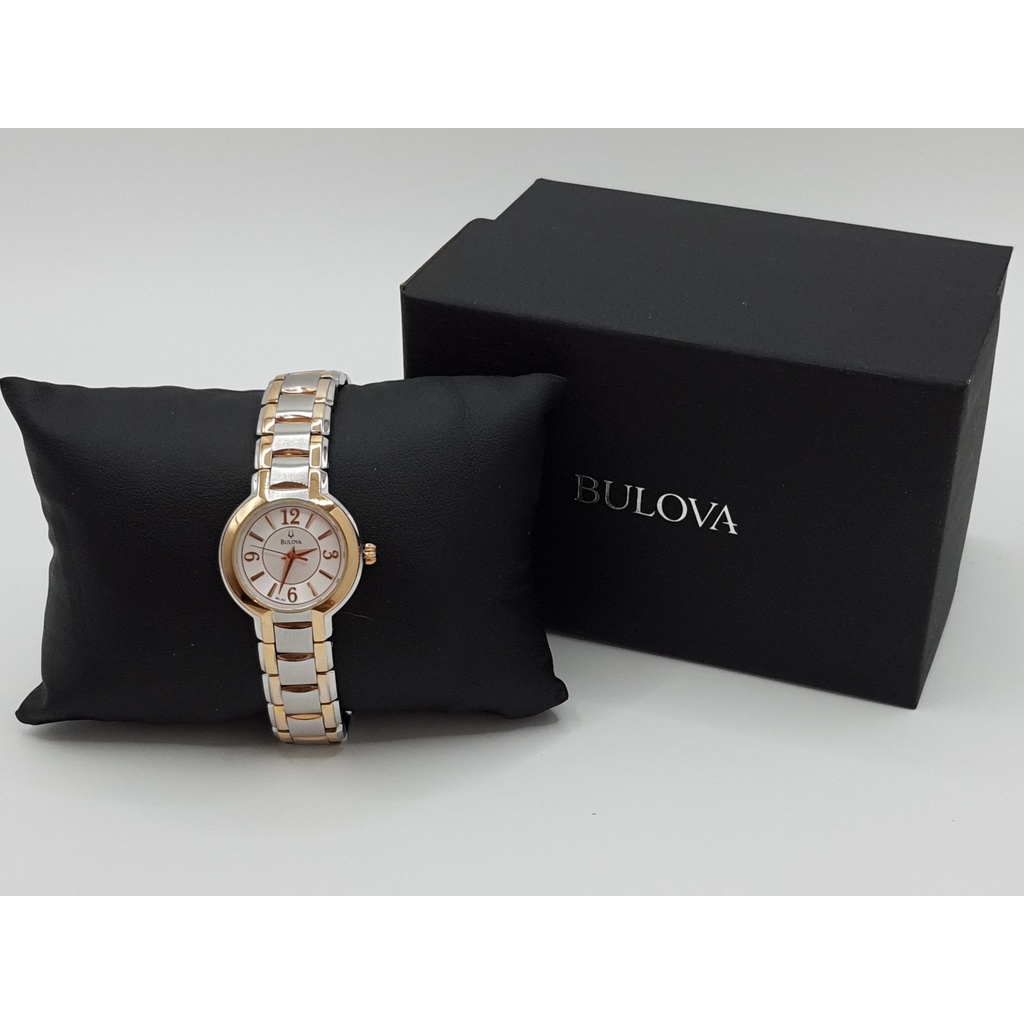 นาฬิกา BULOVA WOMEN'S 98L153 QUARTZ พร้อมกล่อง (สภาพดี)