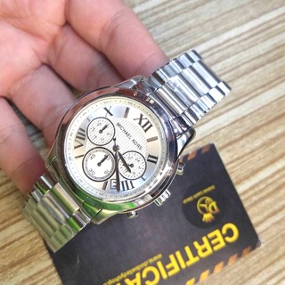 รหัสสินค้า VN102 Micheal Kors ( Sliver with no date )