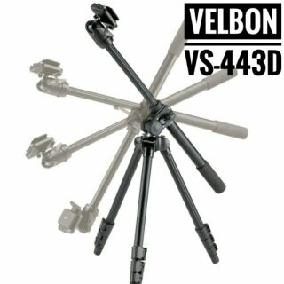 ขาตั้งกล้อง Velbon VS-443D หัวบอล แขนหมุนได้รอบทิศทาง Tripod Ballhead QHD-53D ราคาส่ง ประกันบริษัท 1 ปี