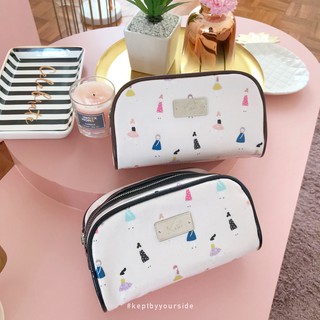 KEPT Cosmetic Bag กระเป๋าเครื่องสำอางค์ผ้าเคลือบกันน้ำลายLittle Girl