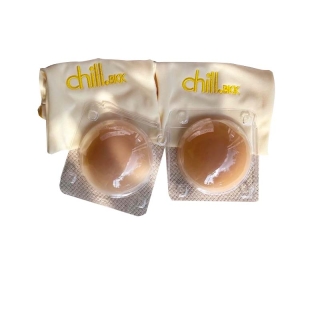 พร้อมส่ง chill.bkkซิลิโคนแปะจุก+กระเป๋า ซิลิโคนไร้กาว ปิดจุกไร้กาว ซิลิโคนปิดหัวนมไร้กาว ซิลิโคนสูญญากาศ