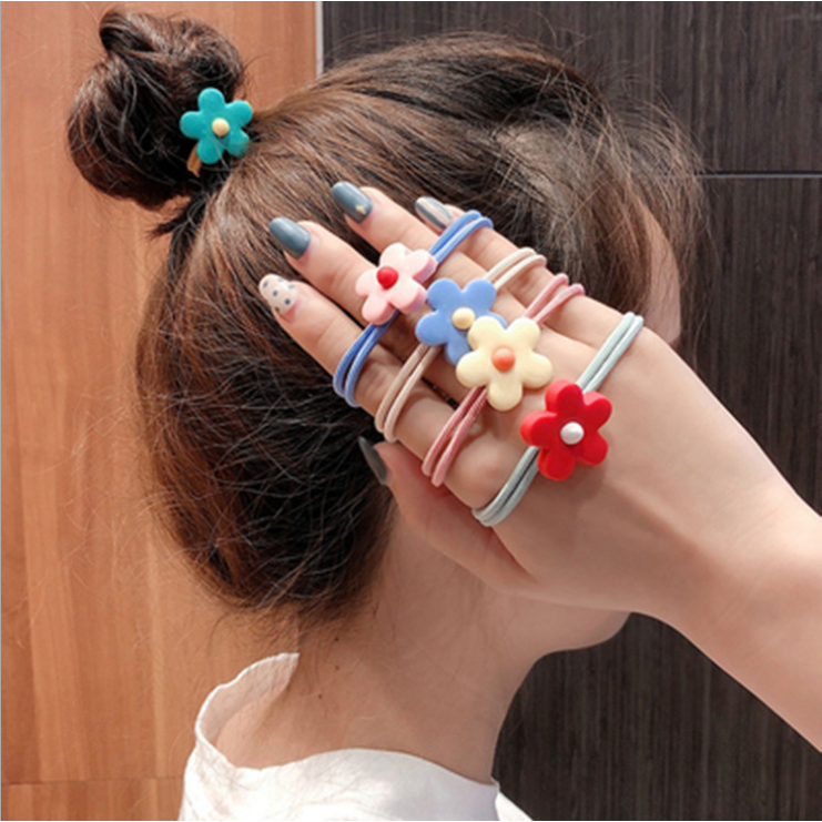 ยางรัดผม เครื่องประดับผมแฟชั่น น่ารัก สีสันสดใส