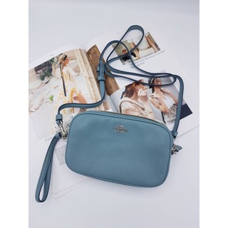 COACH Coach Crossbody Clutch In Cloud/silver ( F65547 ) ขนาด : 7 1/2" (L) x 4 1/2" (H) x 1 1/2" (W) งานช็อป