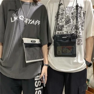 Sacoche Bag กระเป๋าสายเชือก สะพายข้าง ใส่มือถือ งานแบรนด์