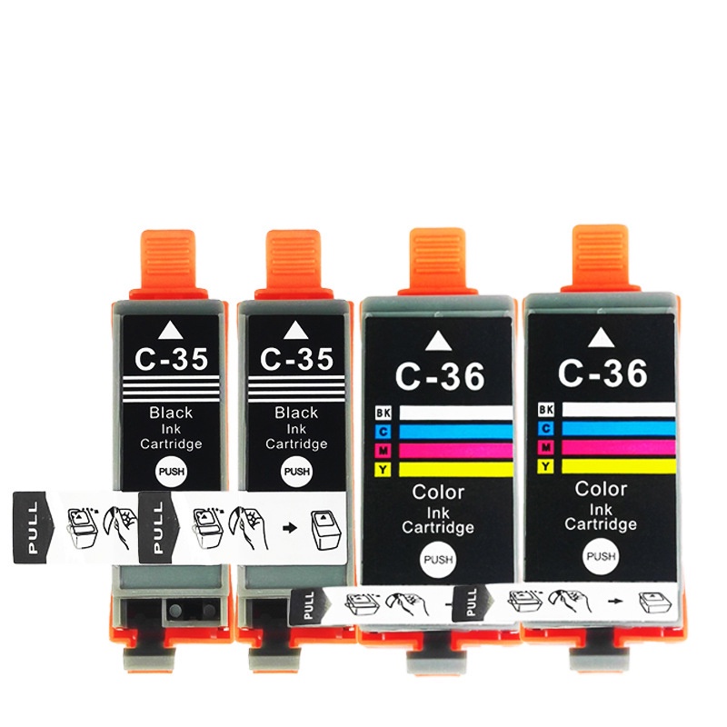 ตลับหมึก PGI-35 pgi35 CLI-36 cli36 สี 35 36 pgi35 cli36 สําหรับเครื่องพิมพ์ Canon PIXMA IP100 iP110 