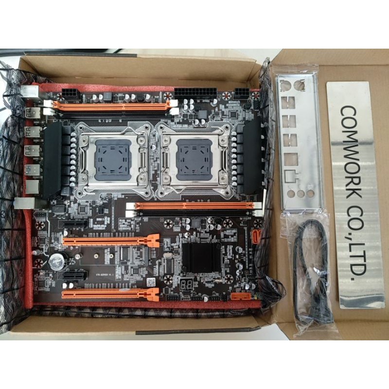 เมนบอร์ด KLLISRE X79 SERVER E-ATX LGA 2011 DUAL CPU MAINBOARD MOTHERBOARD XEON WORKSTATION SERVER COMWORK
