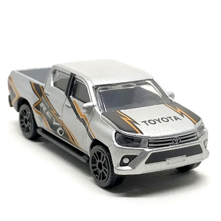 Majorette Toyota Hilux Revo - Series 4 - Silver Color /Wheels D5SB /scale 1/58 (3 inches) no Package