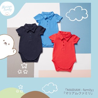 ชุดหมีแขนสั้น โปโล เสื้อโปโล เด็กแรกเกิด Baby Polo Bodysuit mariamfamily