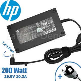 HP Adapter ของแท้ 19.5V/10.3A 200W หัวขนาด 7.4*5.0mm สายชาร์จ เอชพี อะแดปเตอร์, สายชาร์จ HP