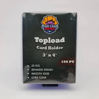 Finncard Topload Premium แบบแบ่งขายเป็นใบ ท็อปโหลด มี6ขนาด คือ 35/55/75/100/130และ180pt คุณภาพดี ราคาไม่แพง TL